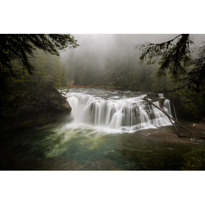 Pacific Northwest Waterfall by Timnewman - Wrapped Canvas Print