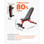 Banc de musculation Banc assis pour l'entraînement de musculation à domicile réglable et pliable