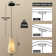 Rennata Height Adjustable Luxurious Alabaster Conical Pendant Lights(Set of 3)