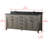 Ajiya 72" Double Bathroom Vanity Set-462070130-462070128