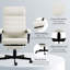 Chaise de bureau haut dossier en lin-295238662