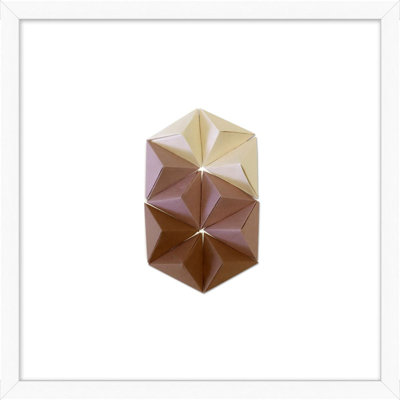 «Dimensional Folded Capsule 3» par Mat Sanders - Shadow Box, impression