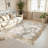 Monaco Series Abrstract Black/Gray/Ivory/Beige Area Rug-987655413