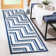 Jevan Performance Chevron Indoor/Outdoor Area Rug