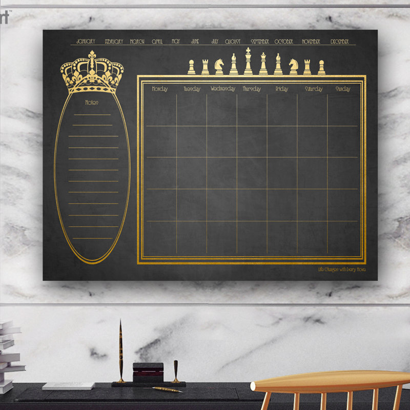 Plastic Dry Erase Board, 12" H x 16" W x 1.5" D
