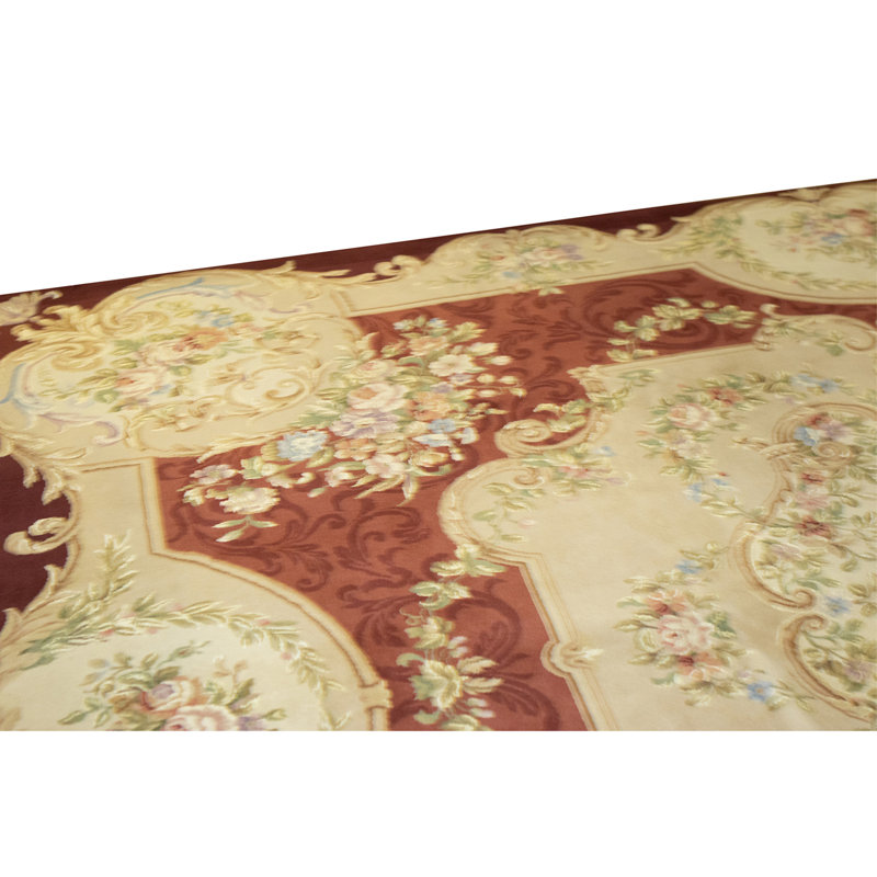 Tapis rectangulaire noué à la main