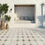 Kings Field 17-3 / 4 po X 17 3/4 po Carreau de porcelaine pour plancher et mur