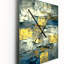 Horloge murale Southern Sunrise Abstract Expressionism II - Collages abstraits surdimensionnés-99634351