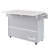 Kitchen Island with Trash Can Storage Cabinet, Kitchen Cart with Drop Leaf, Spice Rack, Towel Rack and Drawer, Rolling Kitchen Island on Wheels with Adjustable Shelf, Grey-2059411533
