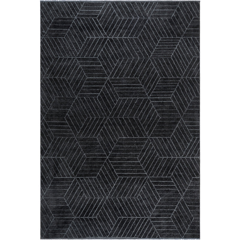Rapture Contemporary Synergy OliveÂ Green Area Rug, Rectangle 7'10" x 9'10"