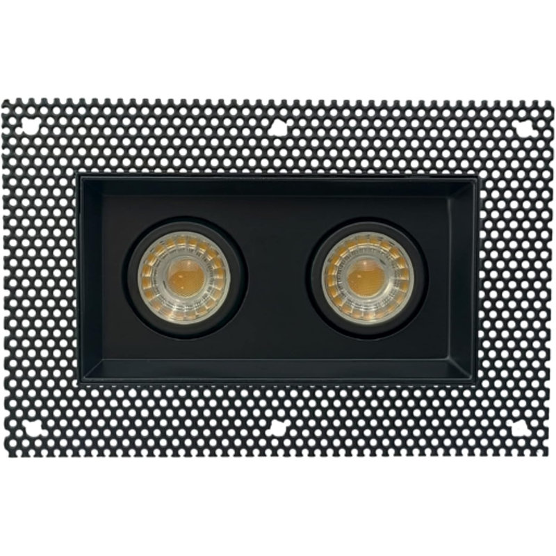 Luminaire à cardan à 3 têtes 15 W et 1 quincaillerie sans trépied 15 W? 1200 lumens Perlglow, Blanc
