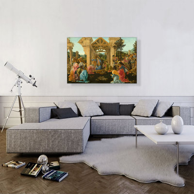 " The Adoration Of The Magi 1476 (2) " by Sandro Botticelli Painting Print
