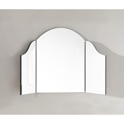 Rectangle Mounts to Dresser Vanity Mirror