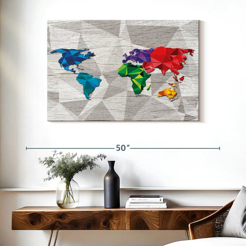 Aliaz Geometric World Map II