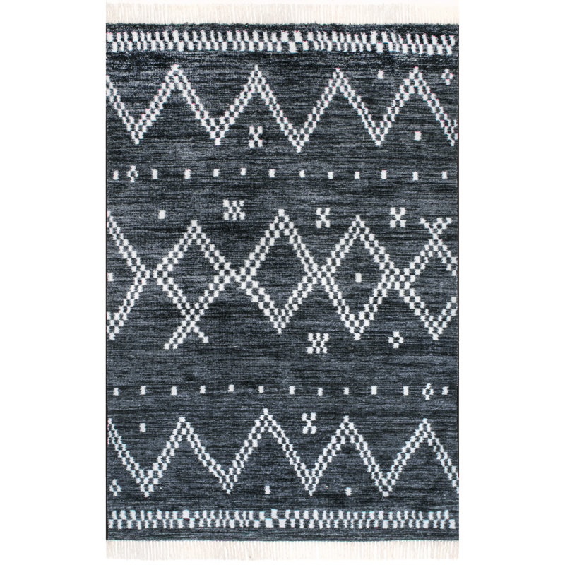 Lavina Moroccan Indoor Rug, Rectangle 6'7" x 9'