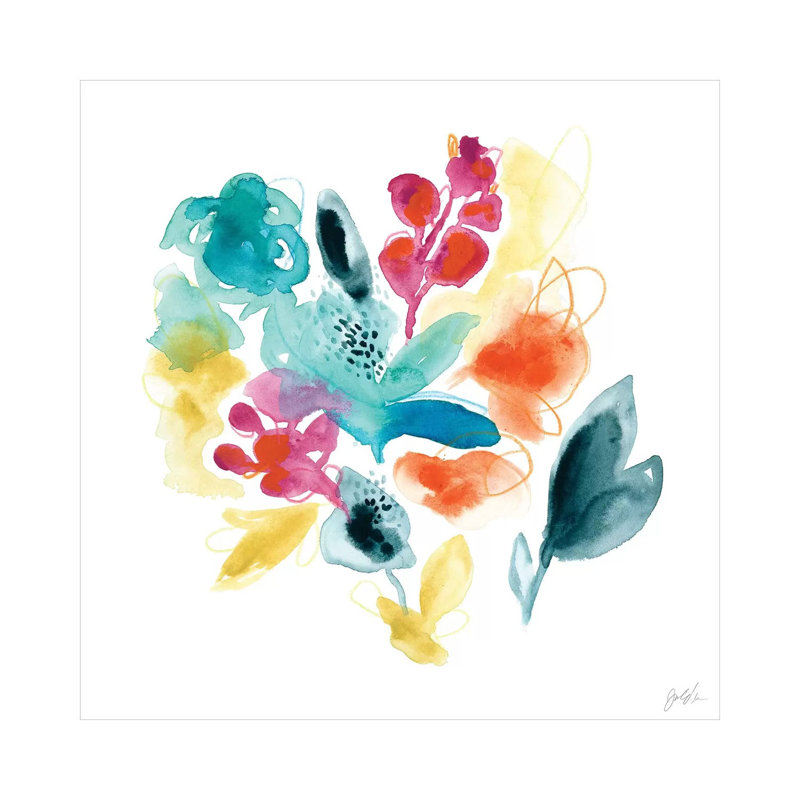 Toile en métal Steelerix - Bloom Spectrum II par June Erica Vess