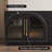 Arune 72" Arched Glass Doors TV Stand With Storage And LED-172297035