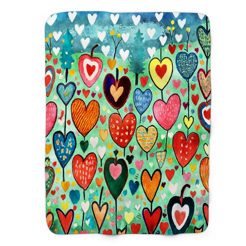 Jeté Heart Harmony, L 50 po x L 60 po