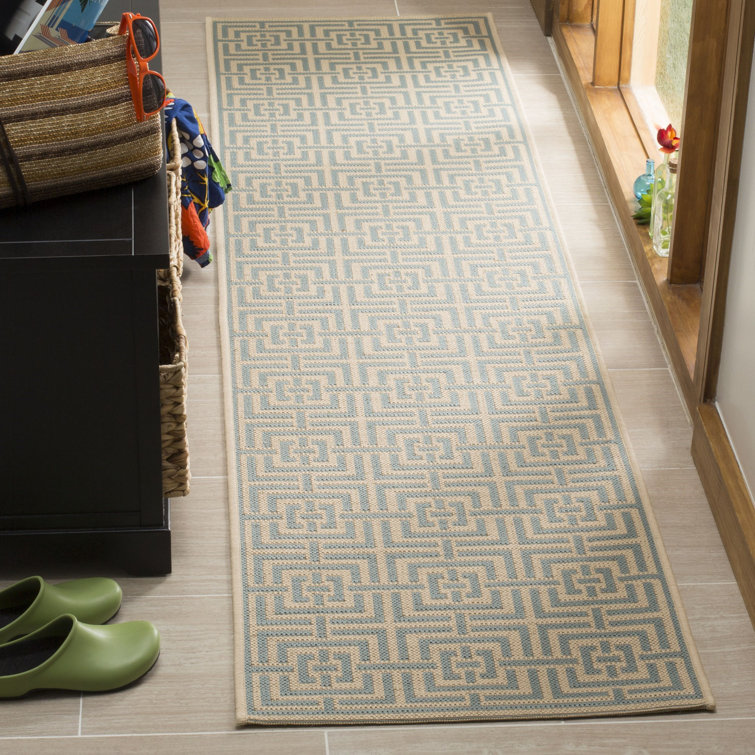 Gowanus Linden 100 Performance Geometric Indoor/Outdoor Area Rug