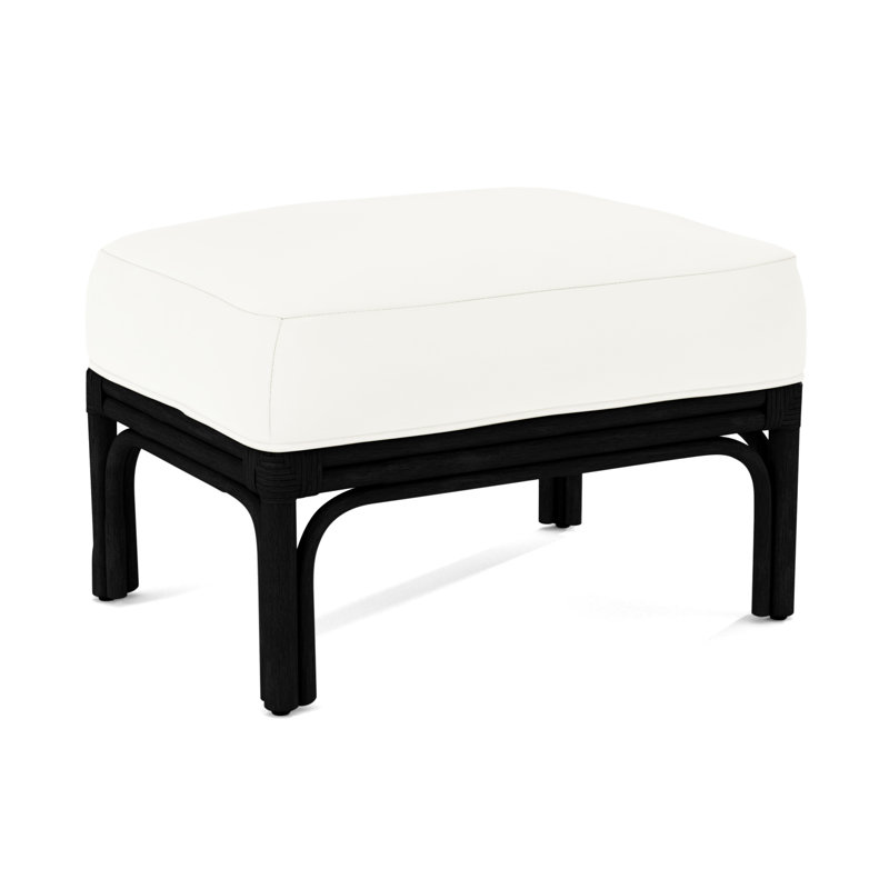 Boca Ottoman, Brown Geometric, 0456-33, Black