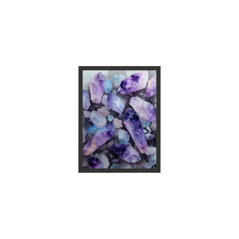Amethyst Glow, 20" H x 26" W