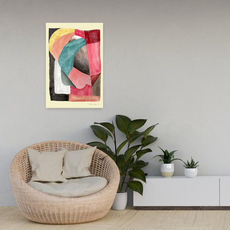Compose l'art abstrait contemporain, H 24 po x l 16 po