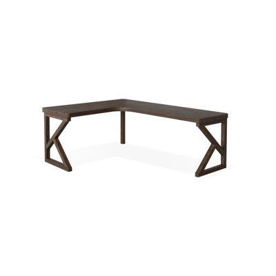 Nut-brown Rectangular Solid Wood Writing desk