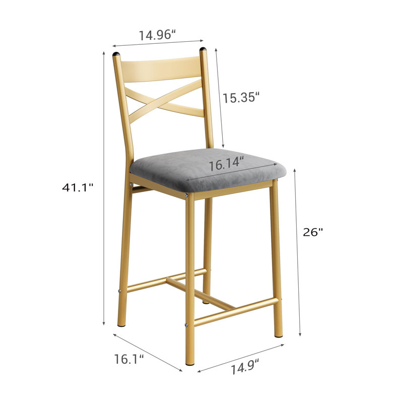 Metal Bar Cart, 66.04cm