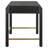 Black 2-Drawer Vanity Desk Makeup Table