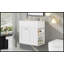 Meuble-lavabo flottant mural de 21,8 po avec lavabo, tiroir et tablette réglable, système de fermeture en douceur-613725351