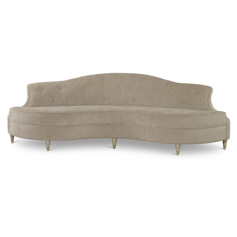 Tinsley Sofa, Margaret Tangelo Polyester Blend, Vintage Ebony