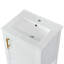 Mikkia Single Bathroom Vanity with Ceramic Top-1290542407