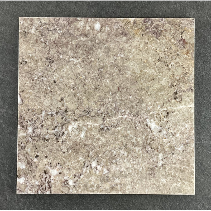 12" x 12" Ice Flower Polished marble wall and floor tile