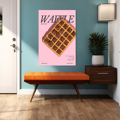 Art mural contemporain Sweet Sweet Waffle