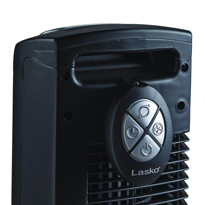 Ventilateur tour oscillant silencieux à 3 vitesses 36 po avec télécommande Lasko, noir