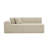 Boneless Upholstered Faux Rabbit Fur Flannel Sofa With Pillows - All Foam Compressed And No-Assembly Modular Design-123038184