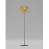 Giogali Floor Lamp Crystal Amber Matt Bronze 1 E26 Ul 1