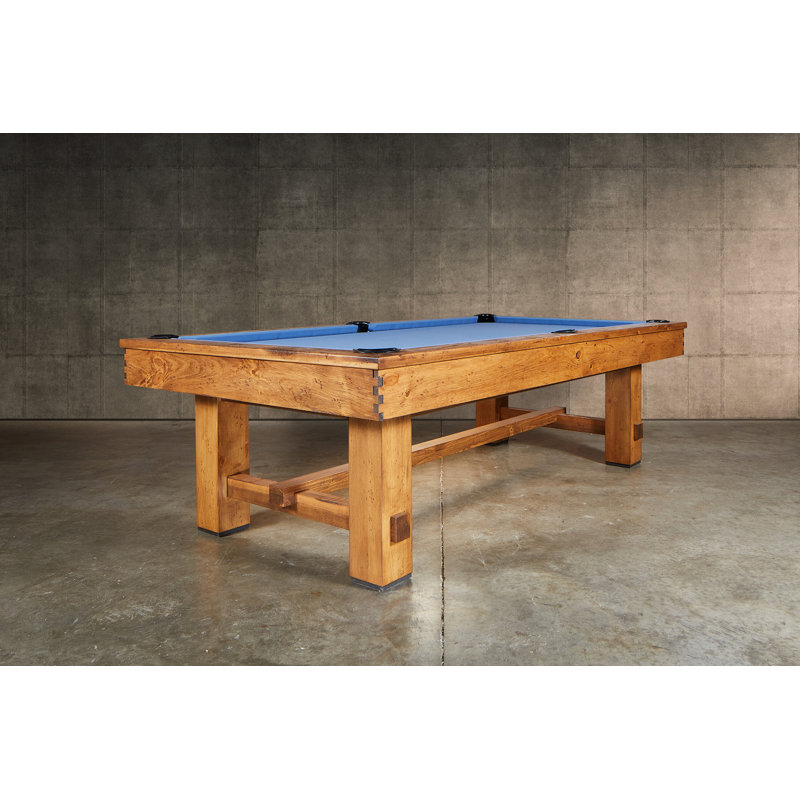 Churchill 8' Slate Pool Table with Professional Installation Included, Brite Blue