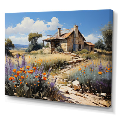 Charme rustique sur toile