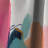 Pink Blue Minimalism Fluidity IV - Minimalism Curtain - Blackout Abstract Curtain - 1 Panels-1652070952
