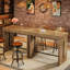 104.9 cm Steel Home Bar Cabinet