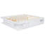 Base de lit plateforme de rangement avec plusieurs tiroirs et tablettes-167949346-167949373