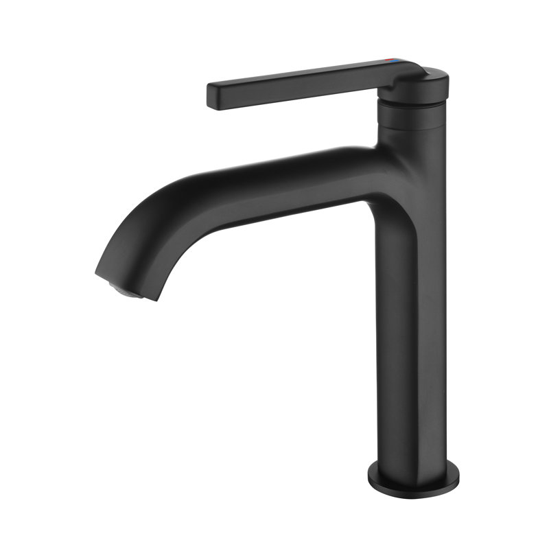 Single-handle Bathroom Faucet, Matte Black