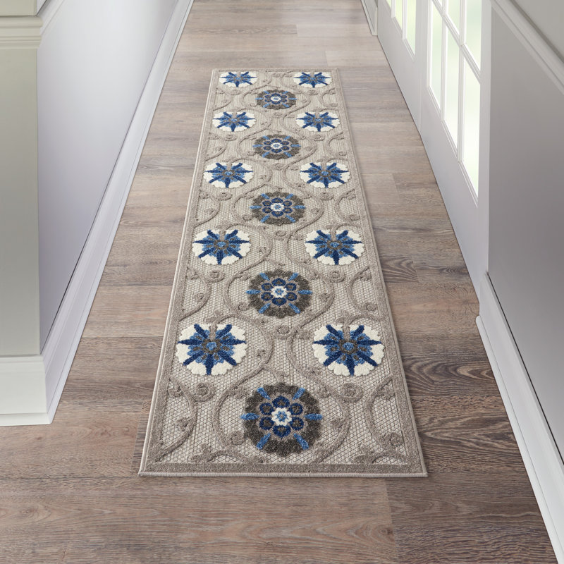 Tapis d'intérieur / extérieur Virenque, Tapis de couloir 2 pi 3 po x 8 pi