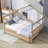 House Bed With Blackboard And Drawers, Classic Style, Creative Storage-552634206-552634207