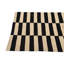 Tapis noir et blanc 2 pi x 4 pi