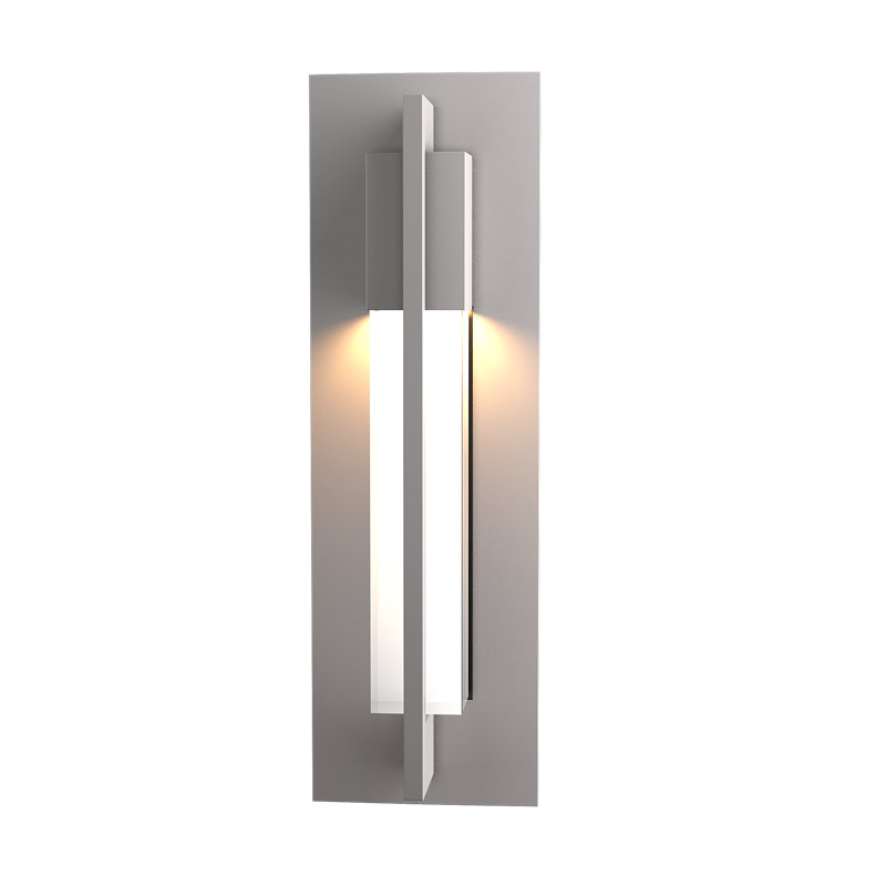 Axis 1 - Light Aluminum Outdoor Flush Mount, 19" H x 4.8" W x 3.3" D, Coastal Burnished Steel