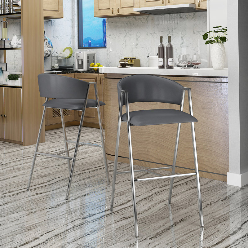 Chaise de bar, Gris