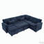 Canapé modulaire en L 97 po avec repose-pieds de rangement en L 97 po-1008909552