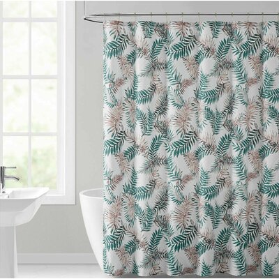 Kenwood Floral Single Shower Curtain -  Bayou Breeze, 2C93ADB3A10744DEA18454CC8732CABF